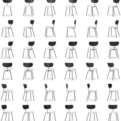 Habit Chair, Grey / Black