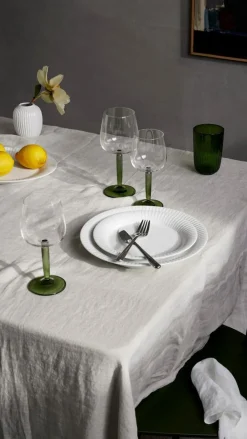 Hammershøi White Wine Glass 35 cl, 2-pack, Green