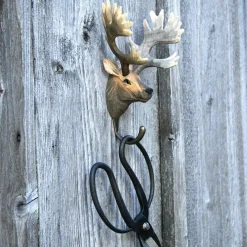Hand-carved Hook, Red Deer
