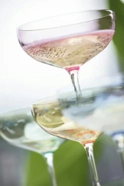 Happy Champagne Glass 28 cl, Pink