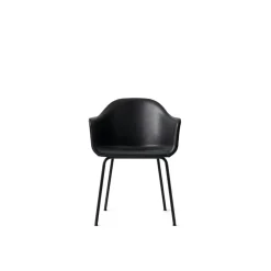 Harbour Chair Upholstered, Leather Dakar 08/Black