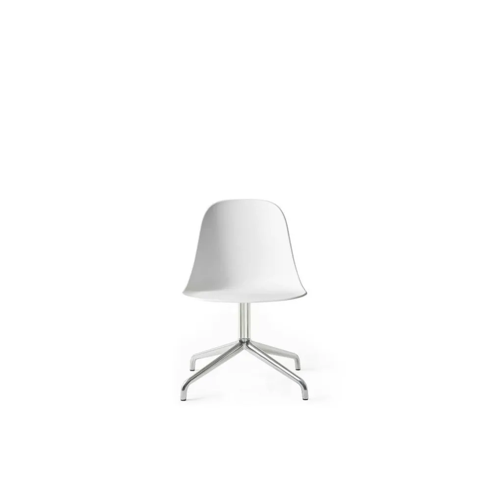 Harbour Swivel Chair, White/Aluminium