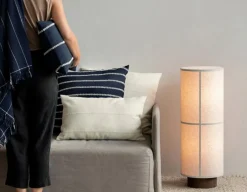 Hashira Floor Lamp Ø30 cm, Raw