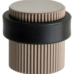 Helix Stripe Door Stop, Antique bronze