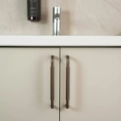 Helix Stripe Handle 160, Brass