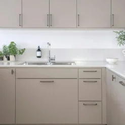 Helix Stripe Handle 160, Brass