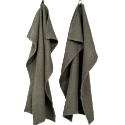 Hetty Kitchen Towel 50x70 cm 2-pack, Charcoal