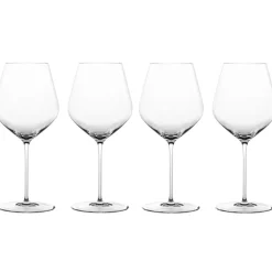 HI-LITE Burgundy Glass 4-pack