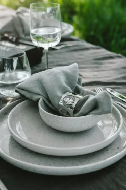 Hilke X Moomin Napkin Ring Moomintrollet 2-pack, Brass