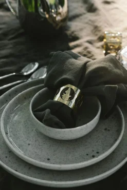 Hilke X Moomin Napkin Ring Moominmamma 2-pack, Brass