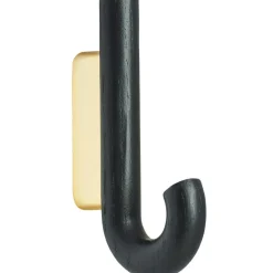 Hook Mini Hook, Oak/Chrome