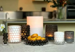 Hurricane Boule Candle Holder 18 cm, Clear