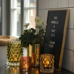 Hurricane Boule Candle Holder 18 cm, Clear