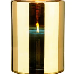 Hurricane Candle Holder / Vase 18 cm, Gold
