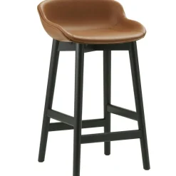 Hyg Bar Stool 75 cm, Dark Grey / Black Oak