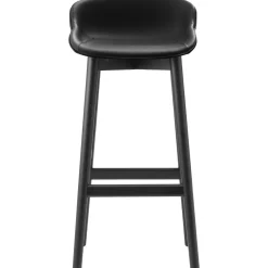 Hyg Bar Stool 75 cm, Dark Grey / Black Oak