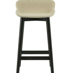 Hyg Bar Stool 75 cm, Dark Grey / Black Oak