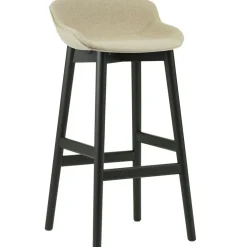Hyg Bar Stool 75 cm, Dark Grey / Black Oak