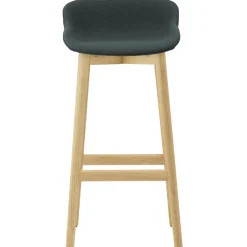 Hyg Bar Stool 75 cm, Dark Grey / Oak