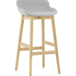 Hyg Bar Stool 75 cm, Dark Grey / Oak