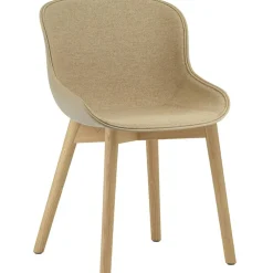 Hyg Chair, Upholstered Front, Sand / Oak