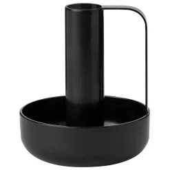 Ida Candle Holder, Black