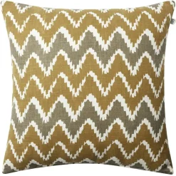 Ikat Bangalore Outdoor Cushion 50x50 cm, Beige/Shitake
