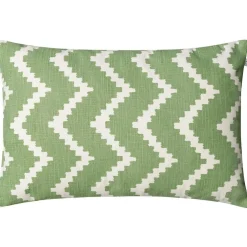Ikat Sema Cushion 40x60 cm Outdoor, Blue / Off-white