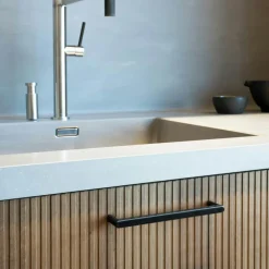 Inez Handle 128, Stainless Look