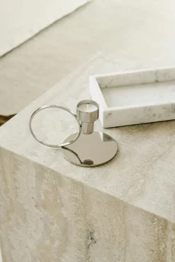 Insieme Chamber Candlestick, Nickel Plated