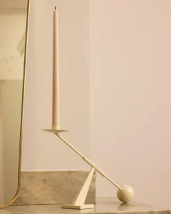 Interconnect Candlestick Small, Ivory