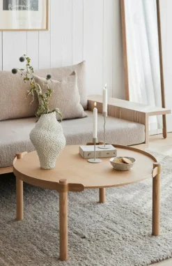 Isla Vase 20 cm, Linen