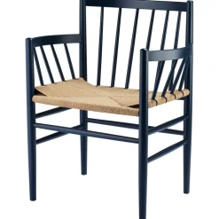 J81 Armchair, Steel Blue