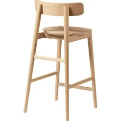 J184 Øst Bar Stool Oak, 75 cm