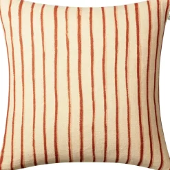 Jaipur Stripe Cushion Cover 50x50 cm, Light Beige / Cactus Green / Green