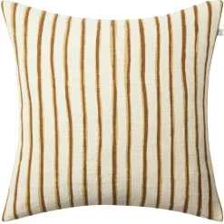Jaipur Stripe Cushion Cover 50x50 cm, Light Beige / Cactus Green / Green