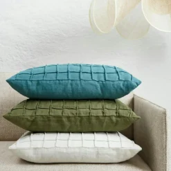 Jammu Cushion Cover 60x60 cm, Masala Yellow