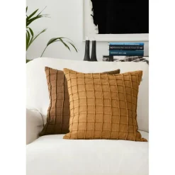 Jammu Cushion Cover 60x60 cm, Masala Yellow