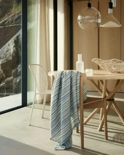 Juli Plaid Wool 150x200 cm, Blue