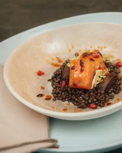 Junto Deep Plate 22 cm, Ocean Blue