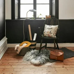 Jute Doormat 60x90 cm, Natural Grey