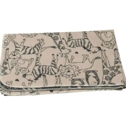 Juwel Kids Blanket 100x140 cm Safari Animals, Off-white