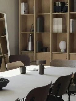 JWDA Table Lamp, Concrete / Brass