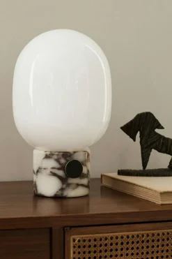 JWDA Table Lamp, Concrete / Brass