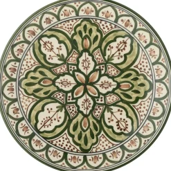 Karlie Plate Stoneware Ø27.5 cm, Green