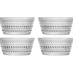 Kastehelmi Bowl 23 cl Clear, 4 Pcs