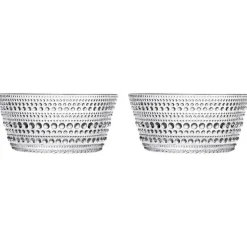 Kastehelmi Bowl 23 cl Clear, 2 Pcs