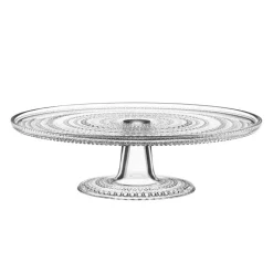 Kastehelmi Cookie Plate Ø31,5 cm, Clear