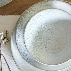 Kiln Organic Dish 19 cm, Beige