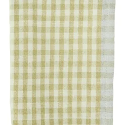Kitchen Towel Checked 50x70 cm, Burnt Orange